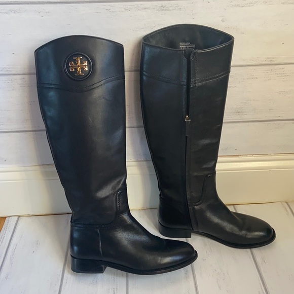 Tory Burch Black Ashlynn Knee High boots - Picture 6 of 10